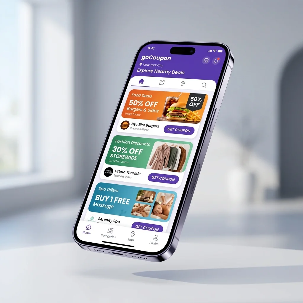 goCoupon App — Local Deals & Coupons